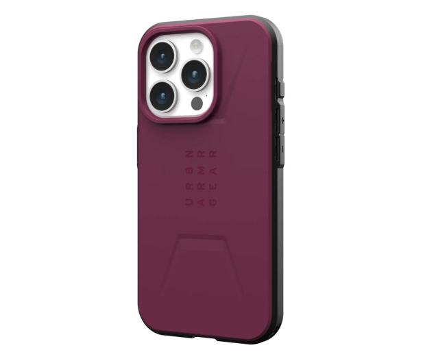 UAG Civilian Magsafe do iPhone 15 Pro bordeaux - 1187811 - zdjęcie 2